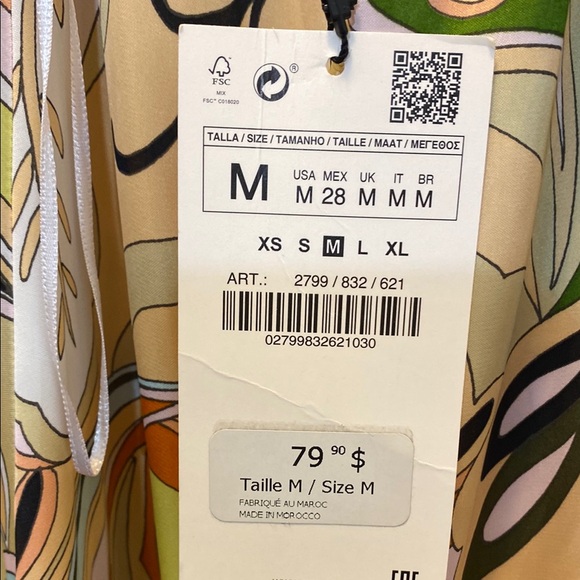 Zara Vibrant Swirl Maxi Dress - Picture 3 of 3